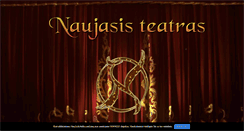 Desktop Screenshot of naujasisteatras.lt